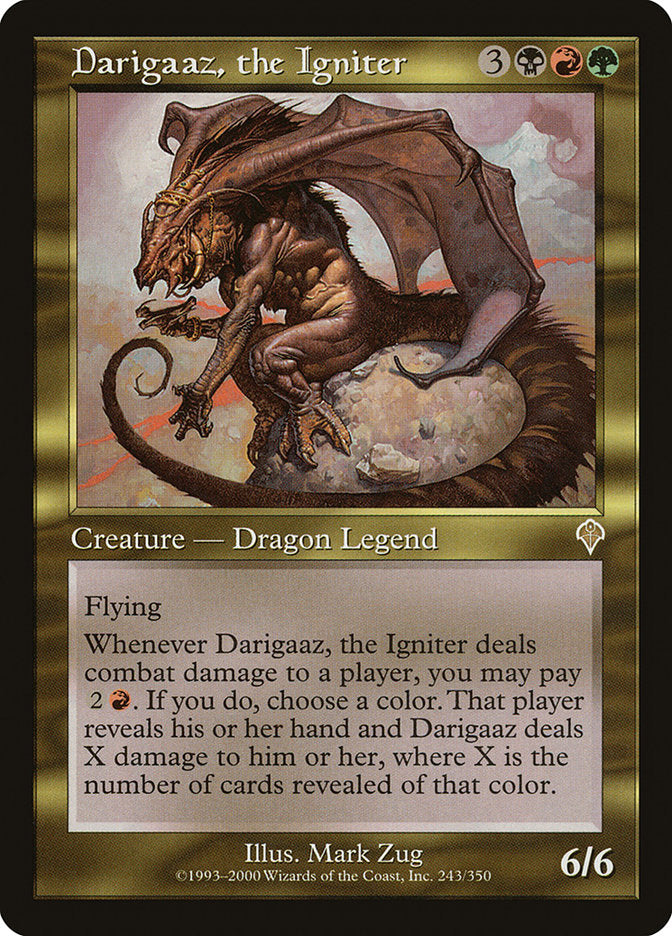Darigaaz, the Igniter [Invasion] | Game Master's Emporium (The New GME)