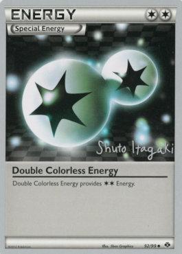 Double Colorless Energy (92/99) (Terraki-Mewtwo - Shuto Itagaki) [World Championships 2012] | Game Master's Emporium (The New GME)
