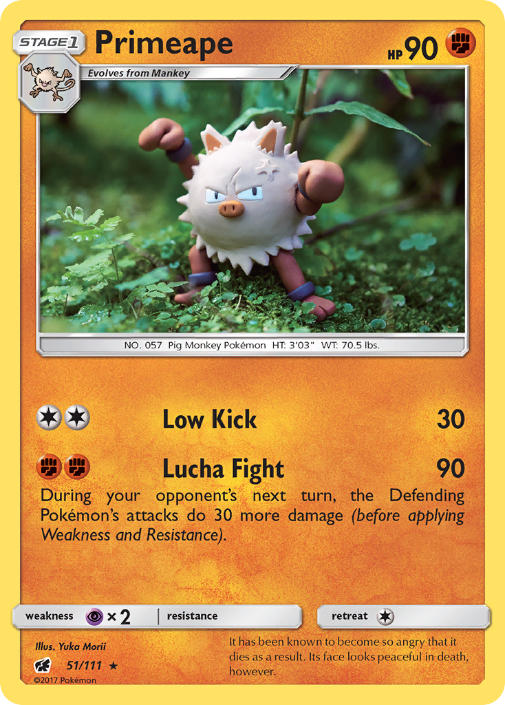 Primeape (51/111) [Sun & Moon: Crimson Invasion] | Game Master's Emporium (The New GME)