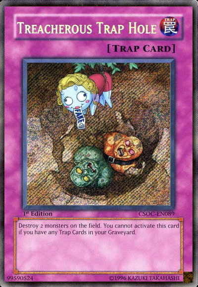 Treacherous Trap Hole [CSOC-EN089] Secret Rare | Game Master's Emporium (The New GME)