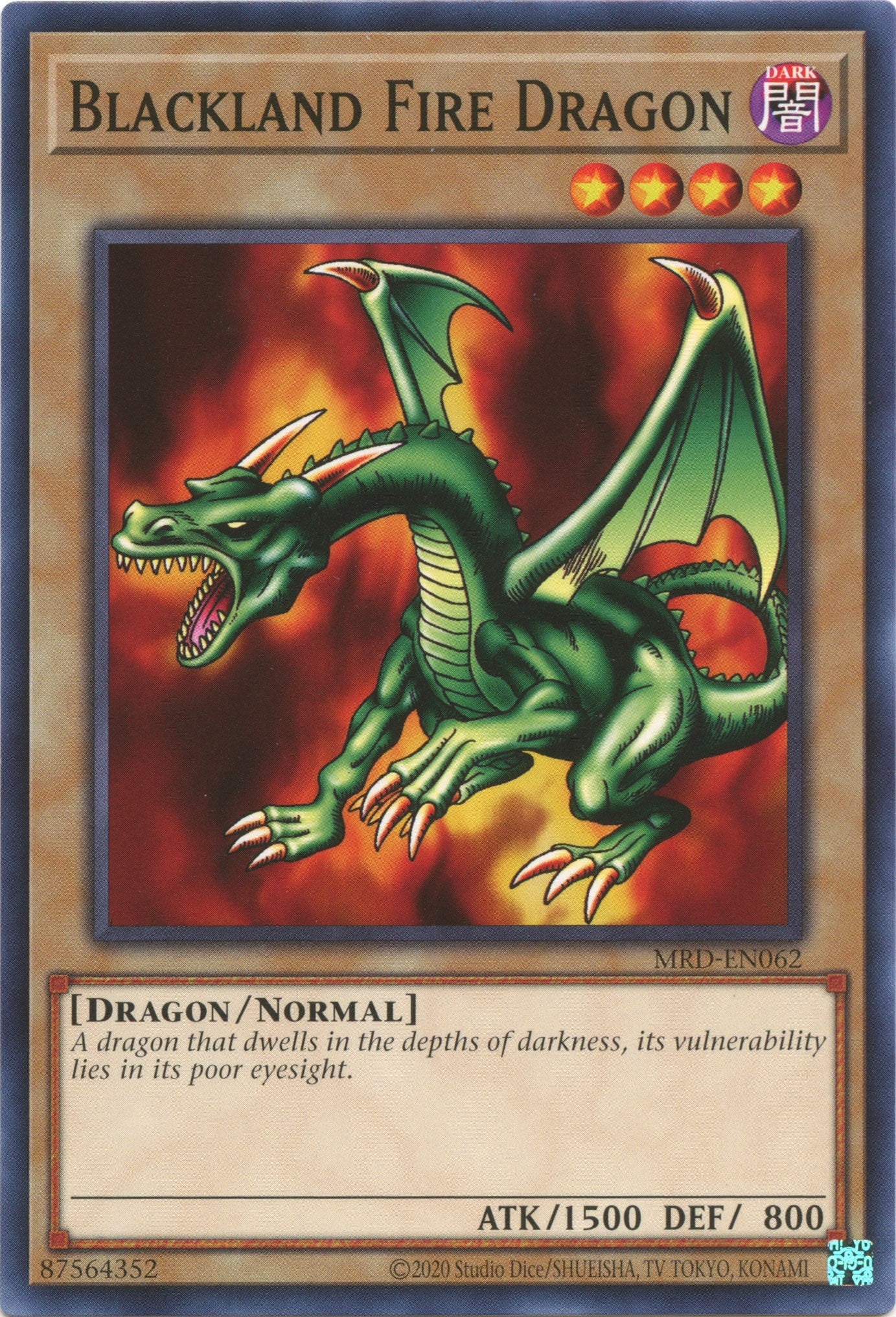 Blackland Fire Dragon (25th Anniversary) [MRD-EN062] Common | Game Master's Emporium (The New GME)