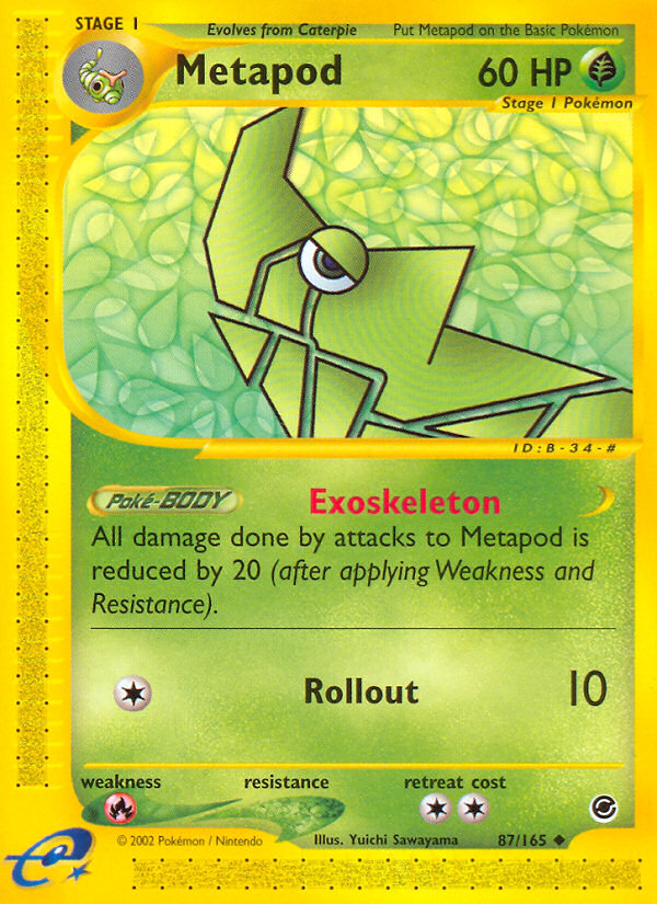 Metapod (87/165) [Expedition: Base Set] | Game Master's Emporium (The New GME)