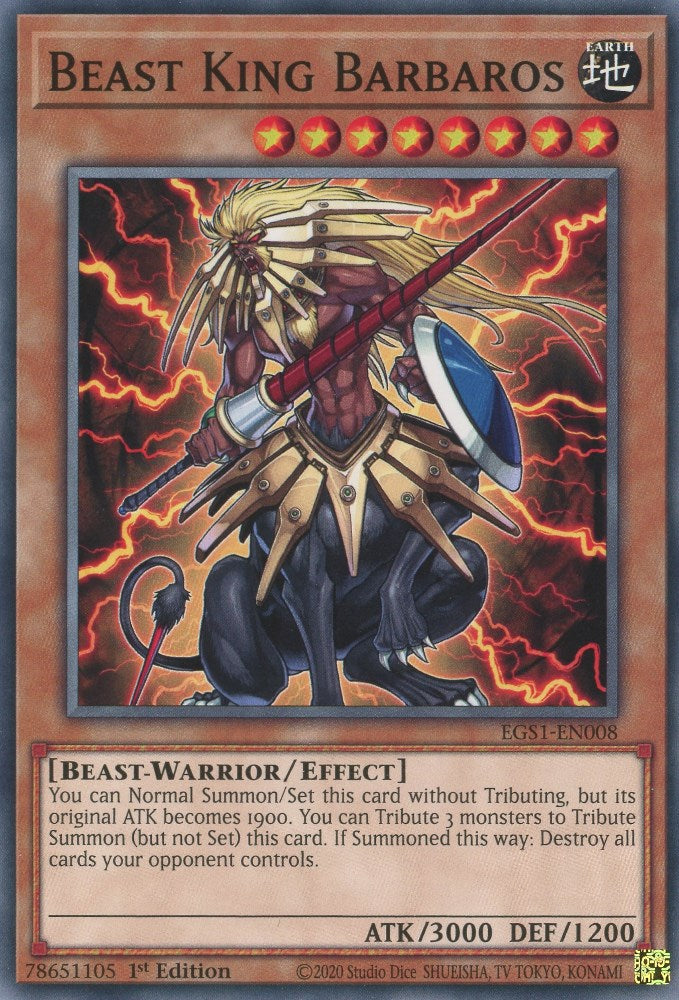 Beast King Barbaros [EGS1-EN008] Common | Game Master's Emporium (The New GME)