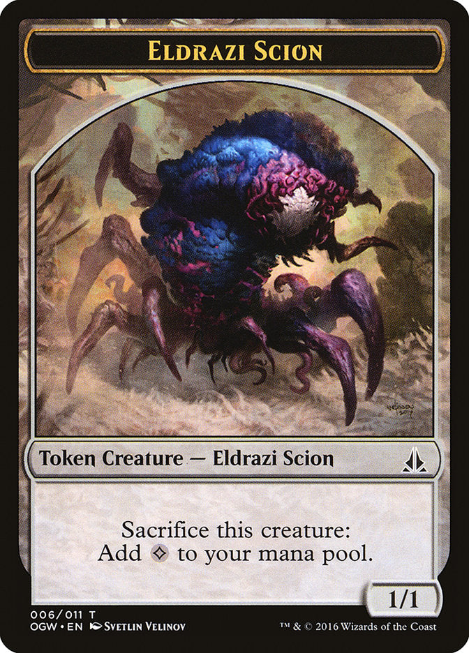 Eldrazi Scion Token (006/011) [Oath of the Gatewatch Tokens] | Game Master's Emporium (The New GME)