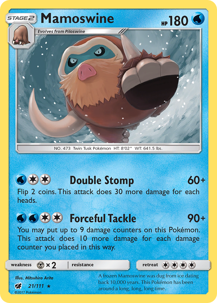 Mamoswine (21/111) [Sun & Moon: Crimson Invasion] | Game Master's Emporium (The New GME)