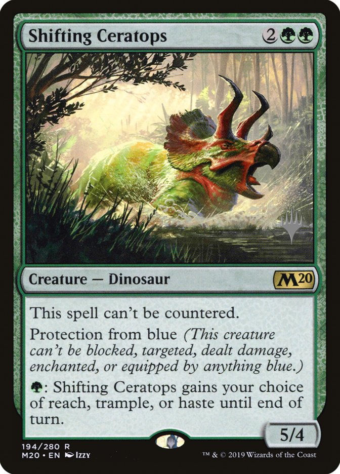 Shifting Ceratops (Promo Pack) [Core Set 2020 Promos] | Game Master's Emporium (The New GME)