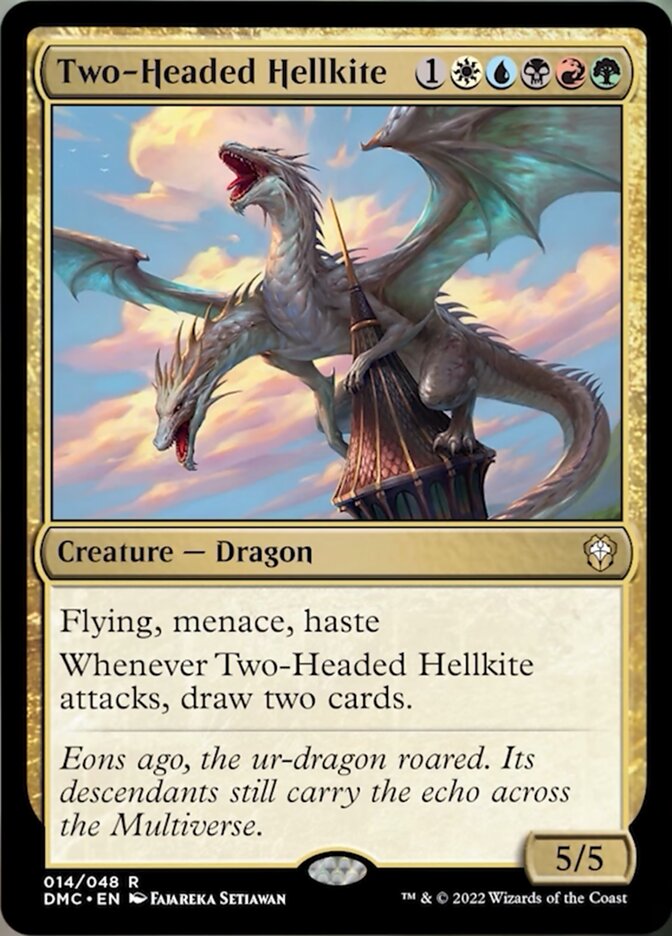 Two-Headed Hellkite [Dominaria United Commander] | Game Master's Emporium (The New GME)