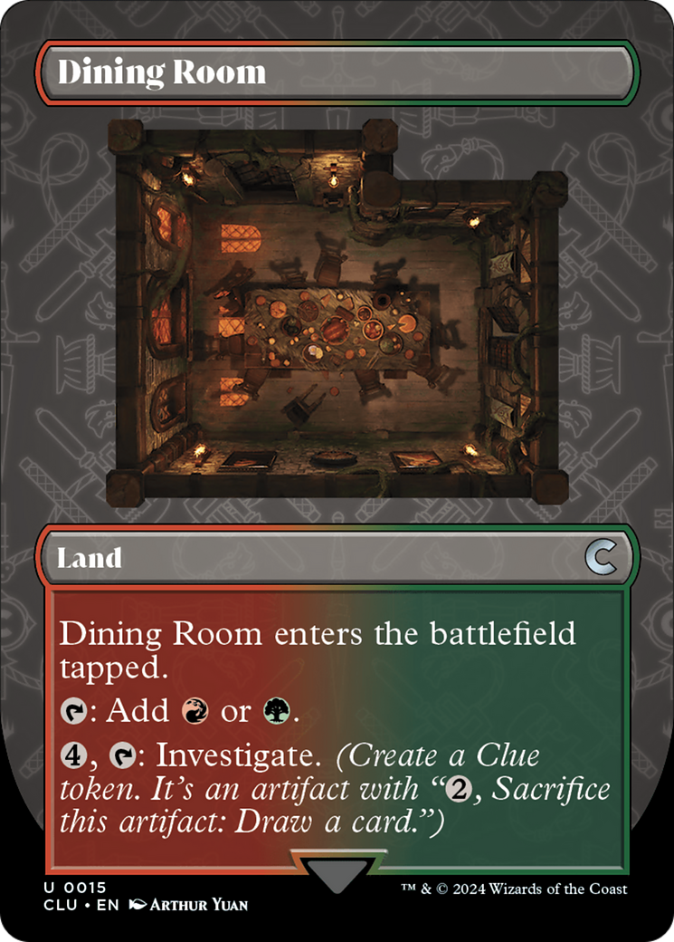 Dining Room (Borderless) [Ravnica: Clue Edition] | Game Master's Emporium (The New GME)