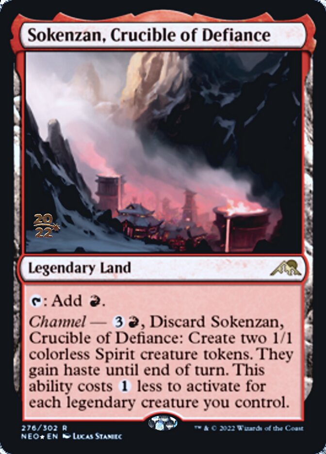 Sokenzan, Crucible of Defiance [Kamigawa: Neon Dynasty Prerelease Promos] | Game Master's Emporium (The New GME)