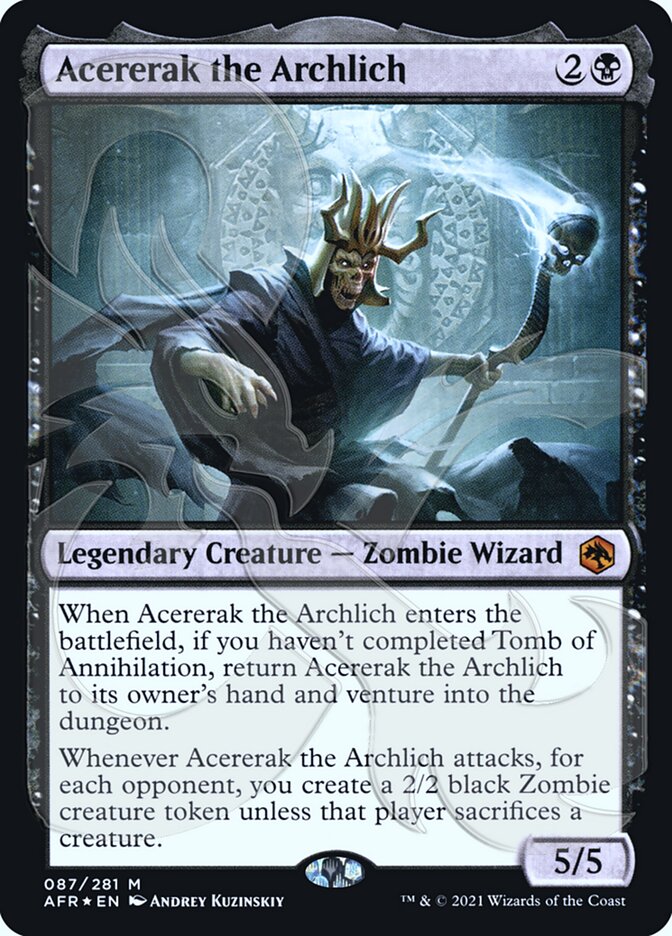 Acererak the Archlich (Ampersand Promo) [Dungeons & Dragons: Adventures in the Forgotten Realms Promos] | Game Master's Emporium (The New GME)