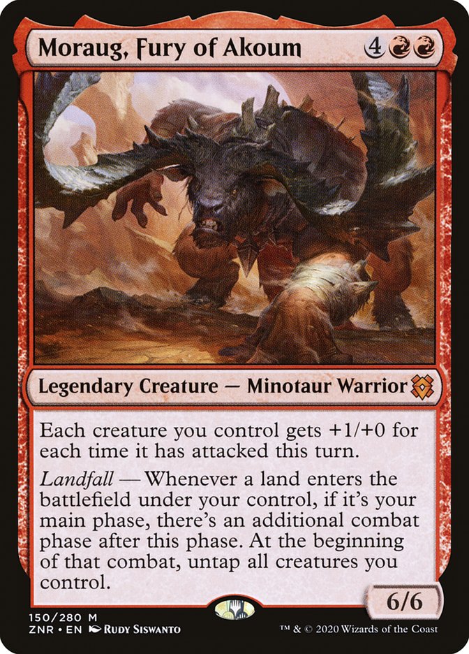 Moraug, Fury of Akoum [Zendikar Rising] | Game Master's Emporium (The New GME)