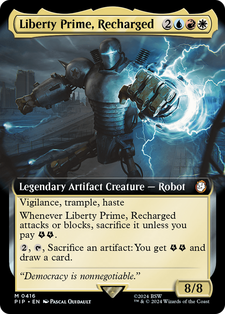 Liberty Prime, Recharged (Extended Art) [Fallout] | Game Master's Emporium (The New GME)