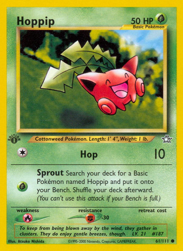 Hoppip (61/111) [Neo Genesis 1st Edition] | Game Master's Emporium (The New GME)