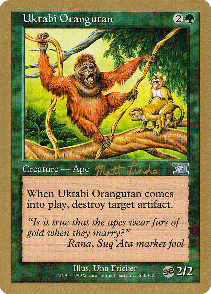 Uktabi Orangutan (Matt Linde) (SB) [World Championship Decks 1999] | Game Master's Emporium (The New GME)