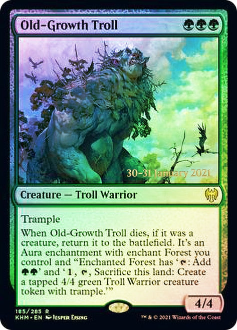 Old-Growth Troll [Kaldheim Prerelease Promos] | Game Master's Emporium (The New GME)