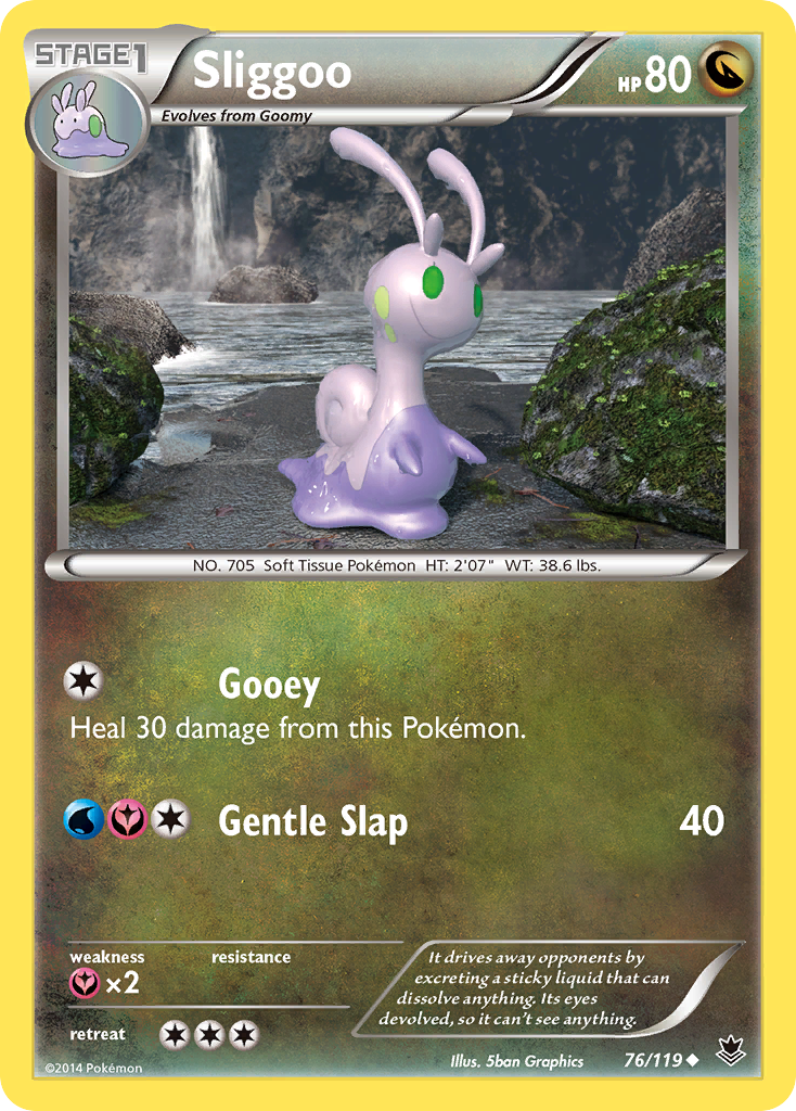 Sliggoo (76/119) [XY: Phantom Forces] | Game Master's Emporium (The New GME)