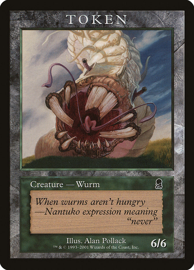 Wurm Token [Magic Player Rewards 2002] | Game Master's Emporium (The New GME)