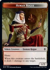 Human Rogue // Food (16) Double-Sided Token [Throne of Eldraine Tokens] | Game Master's Emporium (The New GME)