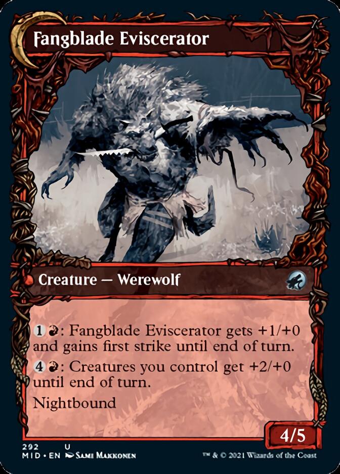 Fangblade Brigand // Fangblade Eviscerator (Showcase Equinox) [Innistrad: Midnight Hunt] | Game Master's Emporium (The New GME)