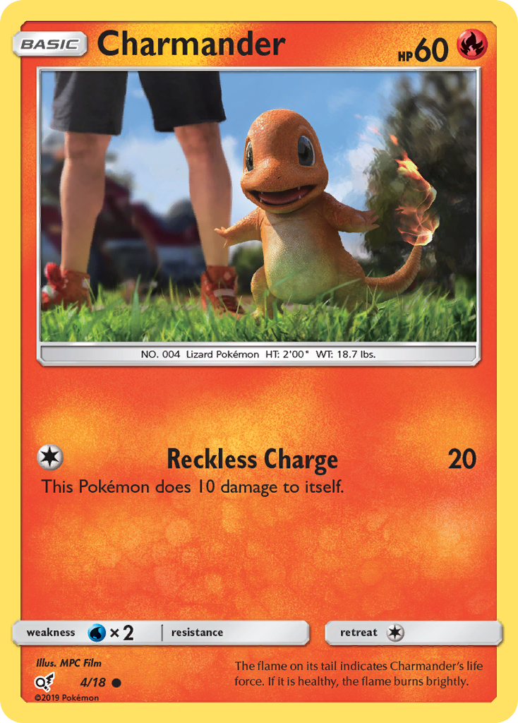 Charmander (4/18) [Sun & Moon: Detective Pikachu] | Game Master's Emporium (The New GME)