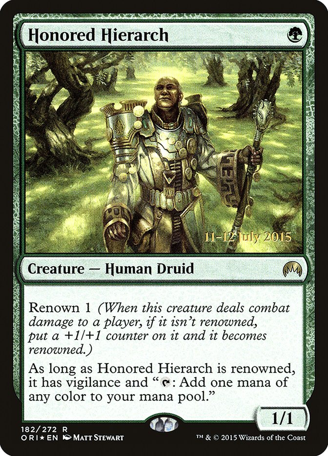 Honored Hierarch [Magic Origins Prerelease Promos] | Game Master's Emporium (The New GME)