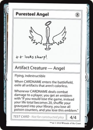 Puresteel Angel (2021 Edition) [Mystery Booster Playtest Cards] | Game Master's Emporium (The New GME)