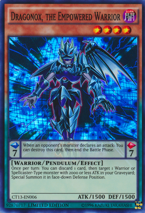 Dragonox, the Empowered Warrior [CT13-EN006] Super Rare | Game Master's Emporium (The New GME)