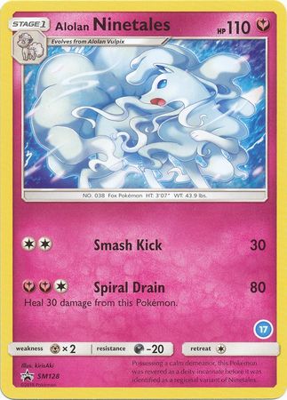 Alolan Ninetales (SM128) (Deck Exclusive #17) [Sun & Moon: Trainer Kit - Alolan Ninetales] | Game Master's Emporium (The New GME)