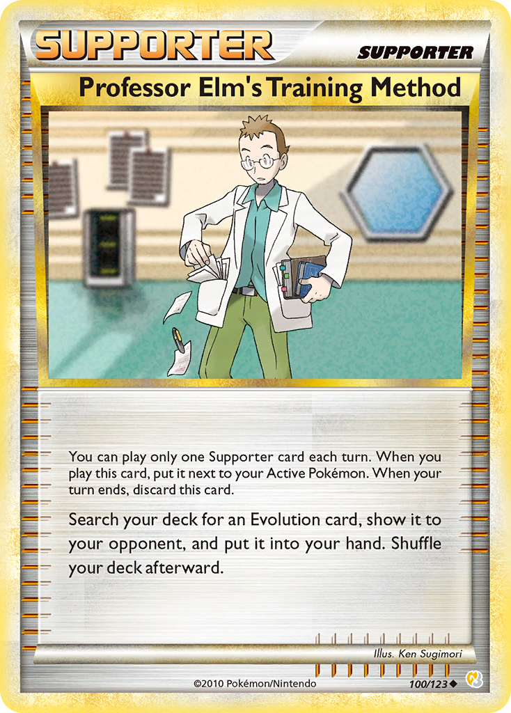 Professor Elm's Training Method (100/123) [HeartGold & SoulSilver: Base Set] | Game Master's Emporium (The New GME)