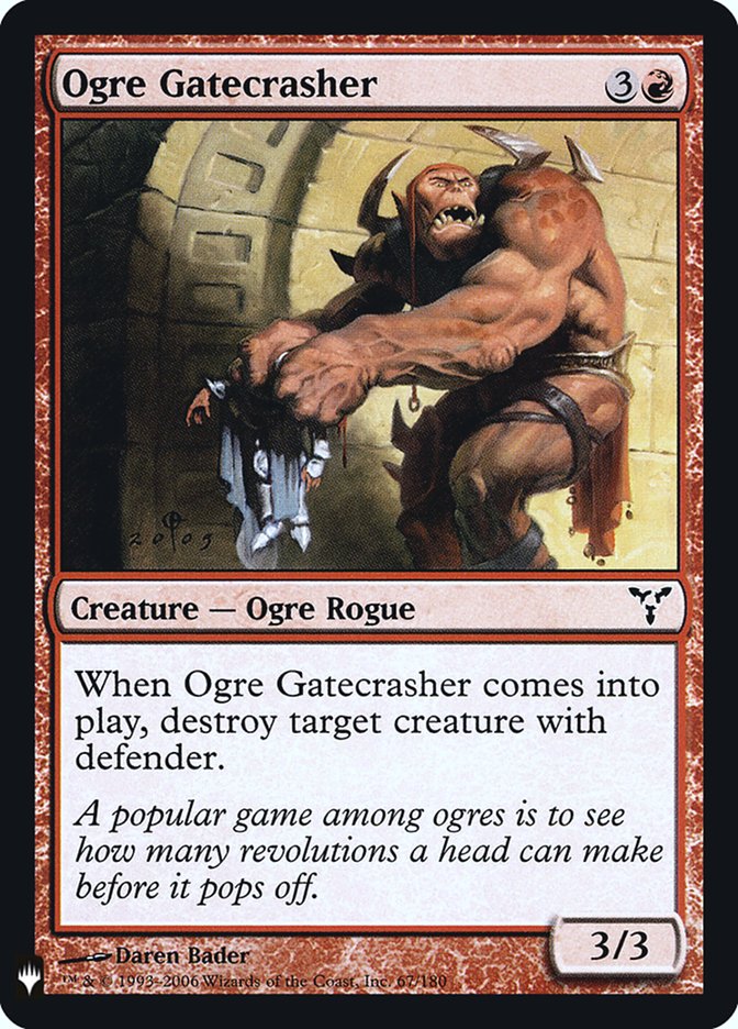 Ogre Gatecrasher [Mystery Booster] | Game Master's Emporium (The New GME)