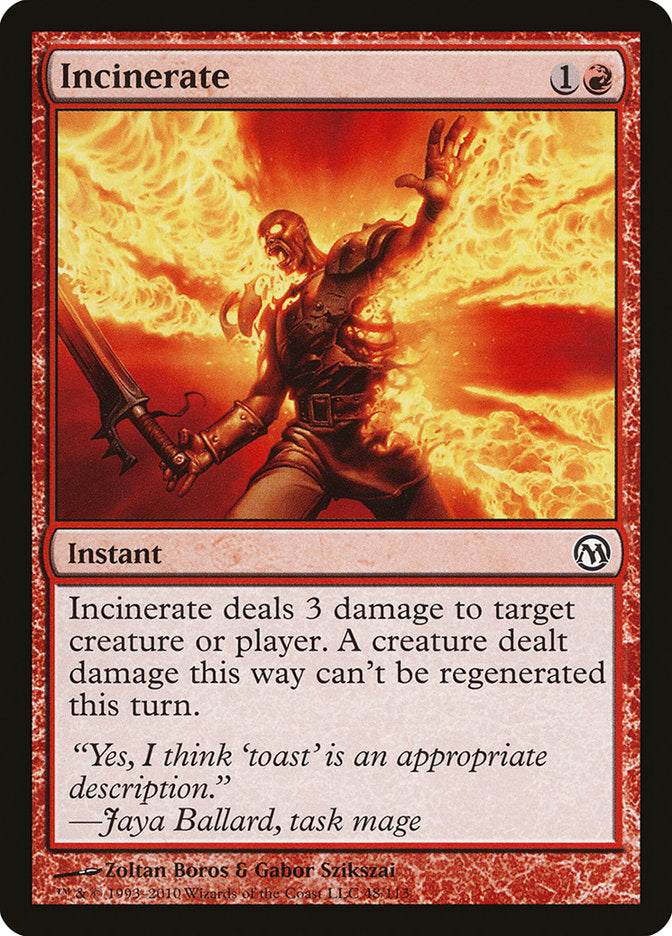 Incinerate [Duels of the Planeswalkers] | Game Master's Emporium (The New GME)