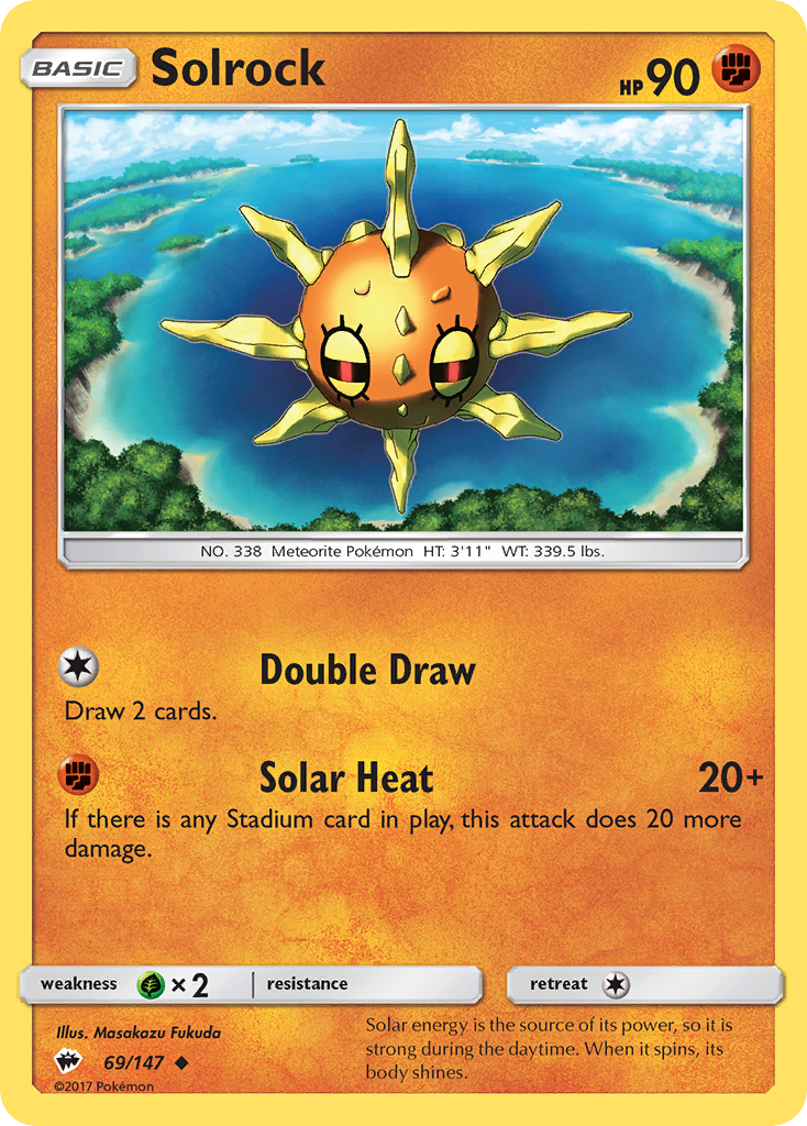 Solrock (69/147) [Sun & Moon: Burning Shadows] | Game Master's Emporium (The New GME)