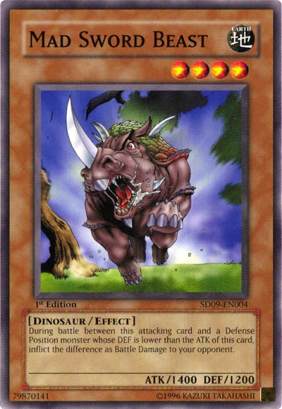Mad Sword Beast [SD09-EN004] Common | Game Master's Emporium (The New GME)