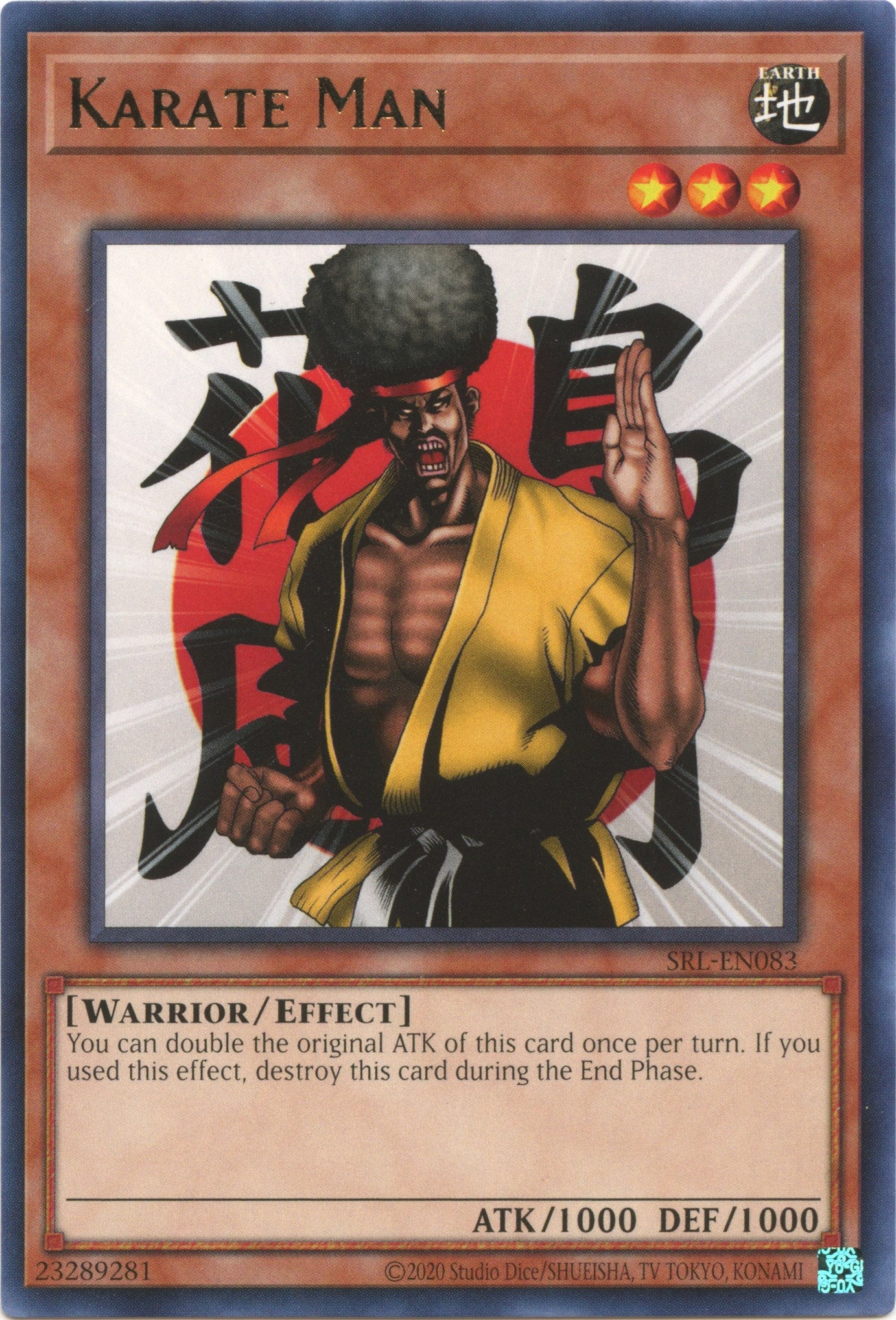 Karate Man (25th Anniversary) [SRL-EN083] Rare | Game Master's Emporium (The New GME)