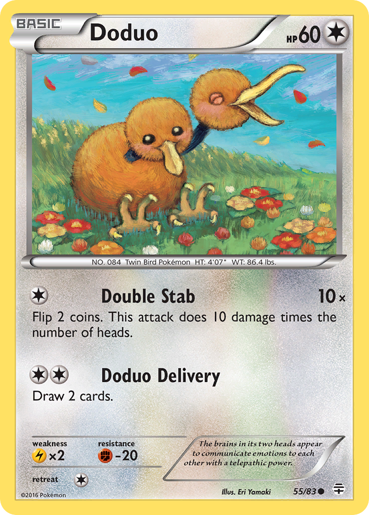 Doduo (55/83) [XY: Generations] | Game Master's Emporium (The New GME)