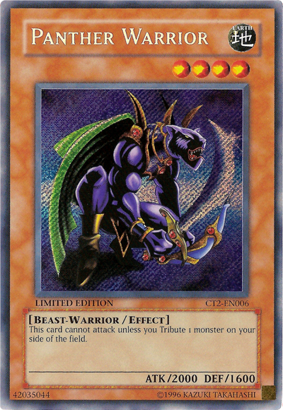 Panther Warrior [CT2-EN006] Secret Rare | Game Master's Emporium (The New GME)