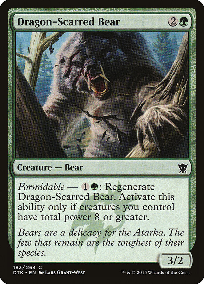 Dragon-Scarred Bear [Dragons of Tarkir] | Game Master's Emporium (The New GME)