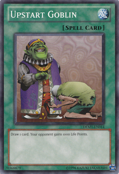 Upstart Goblin [DEM1-EN014] Common | Game Master's Emporium (The New GME)