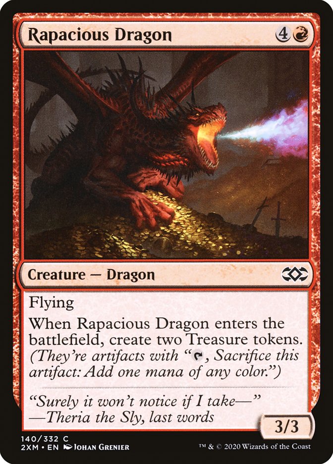 Rapacious Dragon [Double Masters] | Game Master's Emporium (The New GME)