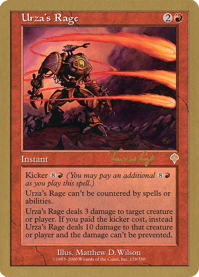 Urza's Rage (Tom van de Logt) [World Championship Decks 2001] | Game Master's Emporium (The New GME)