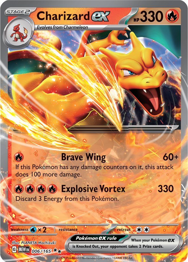Charizard ex (006/165) [Scarlet & Violet: 151] | Game Master's Emporium (The New GME)