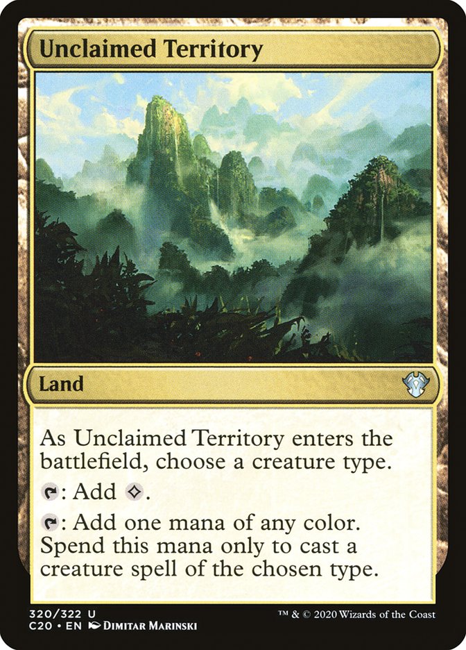 Unclaimed Territory [Commander 2020] | Game Master's Emporium (The New GME)