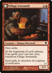 Village Ironsmith // Ironfang [Innistrad] | Game Master's Emporium (The New GME)