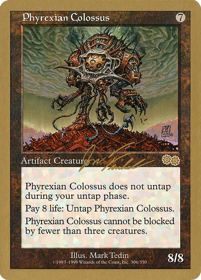 Phyrexian Colossus (Jon Finkel) [World Championship Decks 2000] | Game Master's Emporium (The New GME)