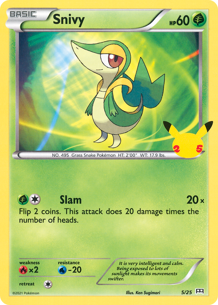 Snivy (5/25) [McDonald's 25th Anniversary] | Game Master's Emporium (The New GME)