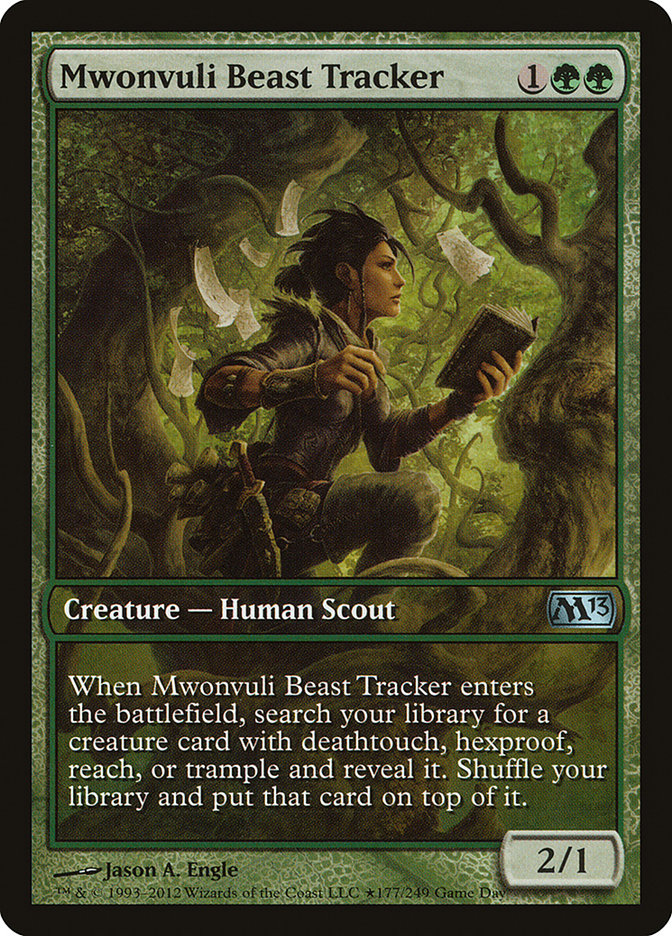 Mwonvuli Beast Tracker (Game Day) [Magic 2013 Promos] | Game Master's Emporium (The New GME)