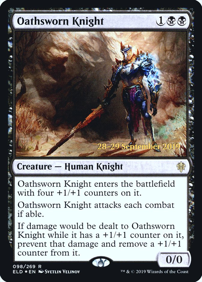 Oathsworn Knight [Throne of Eldraine Prerelease Promos] | Game Master's Emporium (The New GME)