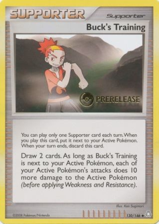 Bucks Training (130/146) (Prerelease Promo) [Diamond & Pearl: Legends Awakened] | Game Master's Emporium (The New GME)