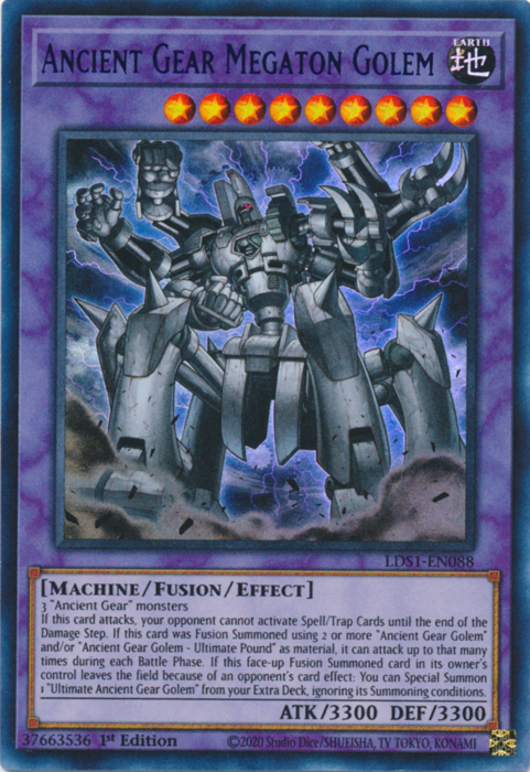 Ancient Gear Megaton Golem (Purple) [LDS1-EN088] Ultra Rare | Game Master's Emporium (The New GME)