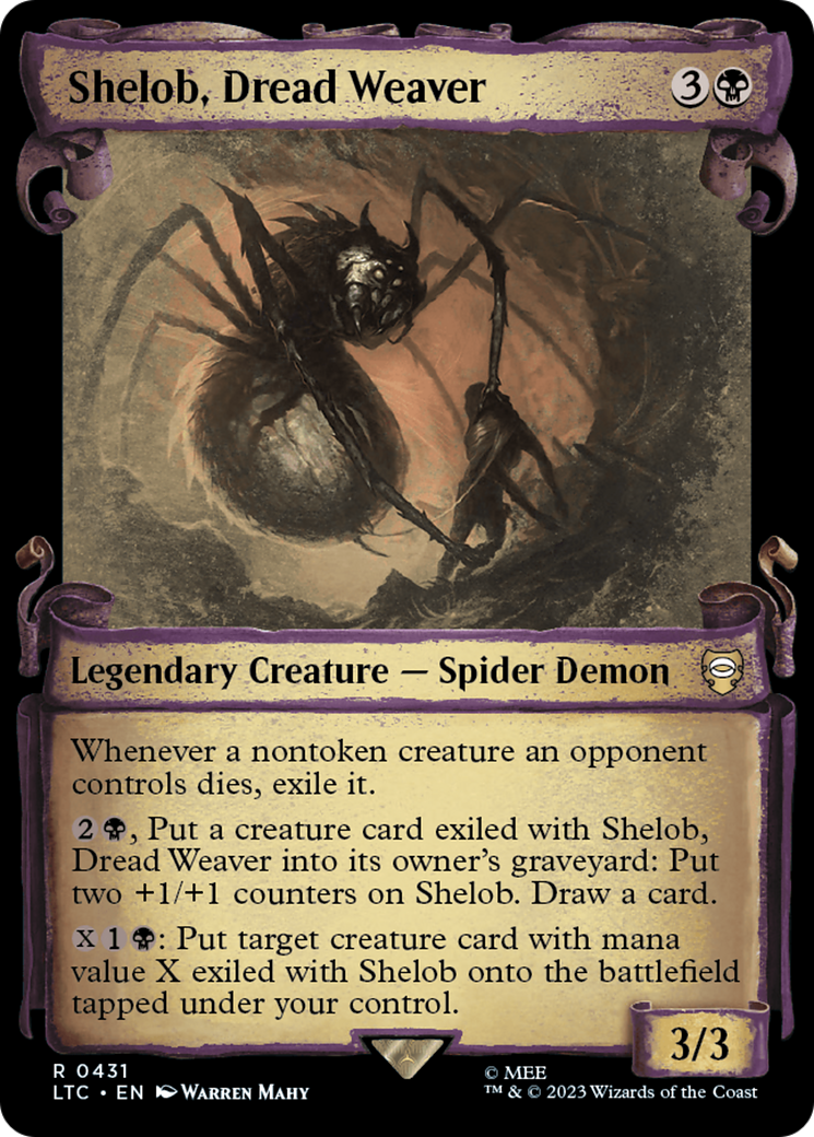 Shelob, Dread Weaver [The Lord of the Rings: Tales of Middle-Earth Commander Showcase Scrolls] | Game Master's Emporium (The New GME)